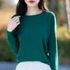 Suéter de Punto Moda 2026 Cuello Redondo para Mujer, Nuevo Jersey de Manga Larga Primavera y Otoño, Top Holgado y Versátil