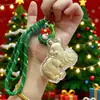 Popular Llavero Colgante de Winnie the Pooh de Oro Puro 999, Accesorio para Bolso de Teléfono, Regalo para Llavero