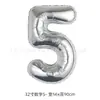 Globos Digitales Versión Americana de 32 pulgadas Globos de Película de Aluminio Oro Plata Decoración para Fiesta de Cumpleaños Boda Día de Año Nuevo Venta al por Mayor