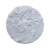 Nuevo Posavasos Redondo Tela de Encaje Bordada Blanca Pegatina DIY Hecho a Mano Francés Hueco Fino Ropa Encaje Accesorios