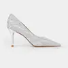 Zapatos de Tacón Alto Apuntados Hechos a Medida Transfronterizos de Fábrica Original para Mujer con Tacones Finos, Adecuados para Cheongsam, Zapatos de Boda de Correa Única