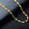 Pulsera de Oro de 18 Quilates Chapado de Venta Caliente Estilo Europeo y Americano Transfronterizo, Collar de Lingote Simple y de Moda, Accesorios de Lujo Accesible de Moda y Geniales Personalizados