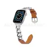 Para Apple watch8 ultra Correa Apple Watch Correa de Acero Inoxidable con Cuero Correa de Cuero Apple