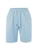 Shorts jacquard masculino com cordão transfronteiriço para comércio exterior na Amazon, verão, tamanho europeu, casual, solto, cor sólida, shorts jacquard