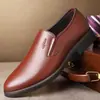Zapatos de Negocios para Hombre de Caña Baja Transfronterizos Estilo Británico Puntiagudos de Moda Versátiles de Cuero Zapatos de Vestir Sencillos Zapatos de Boda para Hombre