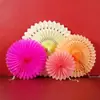 Suministros de Decoración de Ventanas para Bodas y Habitaciones de Novia Más Vendidos por el Fabricante: Abanicos de Flores de Papel de Panal Redondos para Manualidades, Abanicos de Papel de Panal