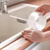 Fita à Prova d'Água e Mofo para Cozinha e Banheiro Tira de Vedação para Juntas de Cozinha Tira Transparente à Prova d'Água Adesivo de Canto para Frestas de Banheiro e Vaso Sanitário