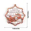Navidad Transfronteriza Tridimensional de Madera Imán Magnético para Refrigerador Adornos Colgantes de Madera de Ambiente Festivo Colgantes para Decoración de Árbol de Navidad