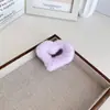 YHJ Accesorios para el Cabello Nuevo Otoño e Invierno Amor Felpa Pinza de Agarre Pinza para el Cabello de Mitad de Sujeción para Mujer Pinza de Tiburón para Parte Trasera del Cabello