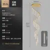 Moderno Simples Lustre de Cristal para Escada Casa Duplex Lustre Longo Oco Pé Direito Alto Rotativo Grande Lâmpadas de Sala de Estar