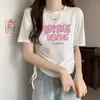Camiseta Gris Oscuro de Manga Corta para Mujer, Nuevo Estilo Verano 2026, Corte Ajustado, Top Corto de Moda para Figuras Pequeñas, Estilo Ins