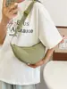 Bolso Cruzado de Nailon para Mujer 2026 Nuevo de Moda Bolso Dumpling Ligero Pequeño Bolso de Hombro Bolso de Axila Bolso de Hombro Único de Lona Versátil