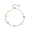 Pulseira Europeia e Americana Ins Moda Nova Simples e Versátil Colorida Aço Titânio Requintada Design Nicho Joia Pulseira para Mulheres
