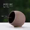 Tanque de Peces Paisajismo Escondite Pequeño Adorno Maceta Pequeña de Arcilla Pez Dorado Peces Mini Loro Tanque de Desove Cría Cíclido Maceta de Cerámica