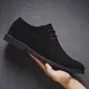 Nuevos Zapatos de Moda Chelsea para Primavera y Otoño, Simples, de Punta, de Mezclilla, Versátiles, de Caña Baja Estilo Británico para Hombre, Botas Martin Estilo Europeo y Americano para Hombre