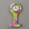 Venta al por mayor directa de fábrica, reloj de enfermera de silicona, reloj de enfermera de silicona con transferencia de agua, color del reloj de enfermera, reloj de enfermera