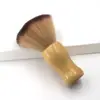 Brocha para Polvo de Uñas de Mango Corto Cerdas Suaves y Esponjosas Brocha para Quitar el Polvo Brocha para Rubor Brocha para Polvo Fijador Brocha de Maquillaje Brocha de Cerdas para Limpieza de Uñas
