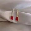 Pendientes de Rebaja [50 centavos el par] Pendientes de Tachuela Incrustados de Diamantes Estilo Coreano Simples Versátiles Pendientes de Corazón Flor