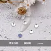 Transparente especial para uso transfronterizo, fondo caliente especial, forma de uña, cristal de vidrio, súper brillante, no se cae fácilmente, pedrería de fondo, diamante blanco