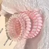 Goma para el pelo de alambre de teléfono con lunares de uva y coco, estilo coreano, alta calidad, fresca y versátil para el verano, cuerda para el pelo diaria, diadema, venta al por mayor