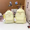 Mochila Estilo Coreano Harajuku para Estudiante de Preparatoria de Campus con Bordado de Caballo del Año Zodiacal, Mochila Casual Sencilla de Moda