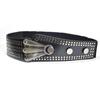 Estilo Punk Rebite Elástico Cinto Feminino Elástico Moda Combinando Cintura Larga Selo Cinto Feminino Casual Decorativo Cintura Larga Selo