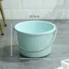 Cubo de Plástico Espeso Nuevo, Tamaño Grande para Uso en Dormitorio, Cubo de Baño, Cubo Portátil para Almacenamiento de Agua al Aire Libre, Cubo de Almacenamiento de Gran Capacidad