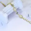 Pulseira Geométricas Simples Inlaid Gold Olho de Gato Calcedônia Feminina Embalagem Independente Europeia e Americana Lote Pequeno Feminino