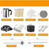 Kit para Fazer Velas Derretedor de Cera para Velas Panela de Derretimento Pavio de Algodão Equipamento Central Fabricação de Cera de Soja