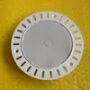 Spots Embutidos sem Moldura, Materiais de Alumínio, Abertura de 55mm, Abertura de 75mm, Abertura de 95mm, Acabamento Cinza, Pré-Embutido
