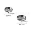 Aretes de Titanio F136, Piercings de Nariz, Piercings de Lengua, Bandeja Hua Zi, Base Ovalada Vacía de Aleación de Titanio G23 Accesorios para Joyería de Piercing