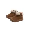 Botas de neve infantis Vanka Hao 2026 novo estilo de inverno sapatos casuais de algodão com forro de fleece para meninos botas curtas quentes para meninas