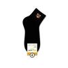 01 Calcetines de algodón informales de estilo universitario con diseño de cabeza de oso de dibujos animados de cintura corta para primavera y otoño para mujer de Corea del Sur