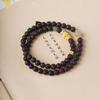 Pulsera de doble círculo con fragancia de Boutique Jiangzhen, 0,6 "DIY Yuanbao Money Bag Jade", pulsera ligera de lujo para hombres y mujeres, venta al por mayor