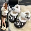 Zapatos de Algodón Mary Jane Nuevos de Invierno 2026 para Mujer, Conejito Lindo de Dibujos Animados, Estilo Lindo Versátil, Zapatos de Algodón Cálidos para Mujer