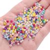 Cuentas de arroz pequeñas de vidrio de color dopamina de 2 mm, hechas a mano, accesorios de bricolaje, pulsera de cuentas a mano, cuentas dispersas, lote mixto a la venta