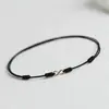 Nuevo diseño de nicho de alta gama tobillera de cuerda roja rica ilimitada pulsera de cuerda tejida para pierna femenina de verano regalo para pareja masculina