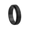 Anillo giratorio de acero inoxidable esmerilado de color oro rosa, tamaño estándar de EE. UU., transfronterizo, el artículo de joyería más vendido de Amazon