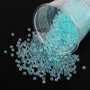 20g Miçangas de Vidro Transparentes Coloridas Não Porosas Miçangas Bolha DIY Miçangas Bolha Preenchidas à Mão Cola Micro Miçangas Joias