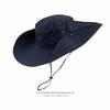 Chapéu de Sol de Aba Larga de Verão Chapéu para Montanhismo ao Ar Livre Pesca Chapéu com Proteção Solar Chapéu de Cowboy Ocidental Masculino Chapéu de Pescador para Viagem Acampamento Moda Feminina