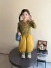 Conjunto de Niña Otoño 2026 Nueva Moda Ropa de Otoño Infantil Sudadera Rayada para Bebé Conjunto de Dos Piezas