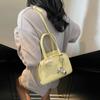 Bolso de hombro de alta gama para mujer, bolso de hombro sencillo de estilo coreano, bolso de mano de diseño simple, 2025