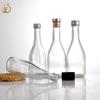Fornecimento spot garrafa de licor 300ml boca de seda transparente estilo Borgonha pode ser logotipo personalizado grande favoravelmente