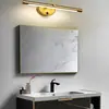 Luz frontal de espelho estilo europeu atacado, luz à prova d'água para lavatório, luminária de parede simples para quarto, fornecimento transfronteiriço do fabricante, tipo botão de Guangdong