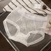 Braguitas de Encaje Dulce Malla Floral Pequeña Transpirable Cómodo Entrepierna de Algodón Cintura Media Cadera Short para Mujer Calzoncillos Finos