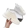 Zapatillas Blancas de Cuero Genuino de Alta Calidad ~26 Estilo Nuevo Estilo Chanel Suela Gruesa Transpirables para Mujer Zapatos Deportivos Casuales Versátiles para Mujer