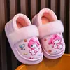 Pantuflas de Algodón para Niños Invierno Niñas Impermeables Interior Hogar Nuevo Estilo Niños Zapatos Cálidos de Algodón