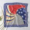 Combinación de Colores de Primavera Pañuelo Cuadrado de 70 cm Moda Nuevo Pañuelo Cuadrado de Seda Accesorios para Ropa de Negocios de Mujer Versátil Elegante Protector Solar Pañuelo de Seda