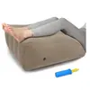 Almohada Inflable para Piernas y Reposapiés para Aliviar la Fatiga, Almohada Inflable Portátil para Lumbar, Artículos para el Hogar, Almohada Inflable para Exteriores