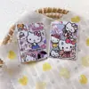 Estampa de Gatinho Fofo Página de Livro Bloco de Livro Contas Versáteis Contas com Furo Reto Acessórios DIY Feitos à Mão Contas Soltas